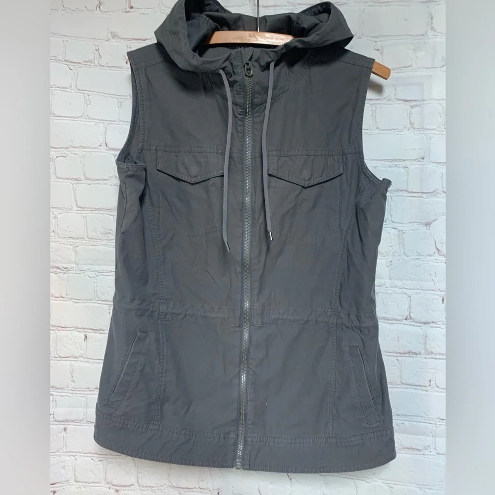 Kuhl Gray Hooded Vest Size M - Picture 1 of 6